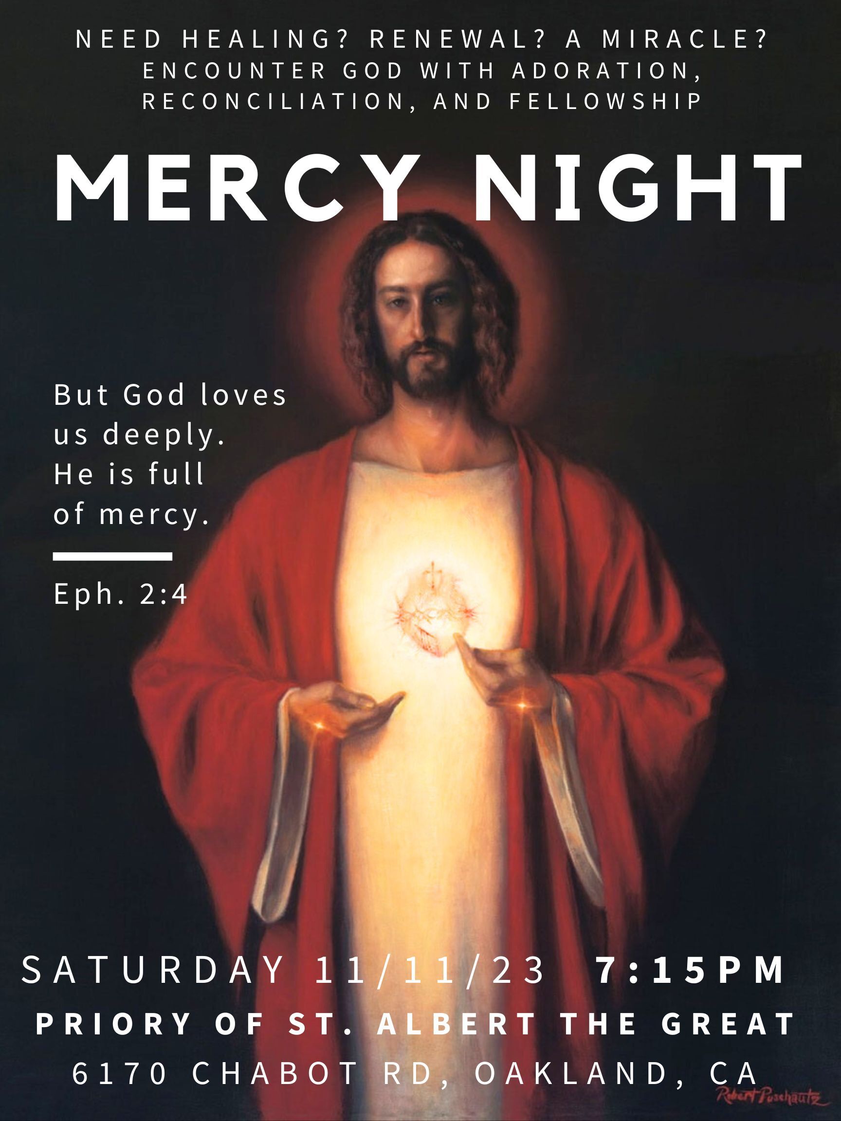 Mercy Night: Encounter God in Adoration, Reconciliation, and Fellowship